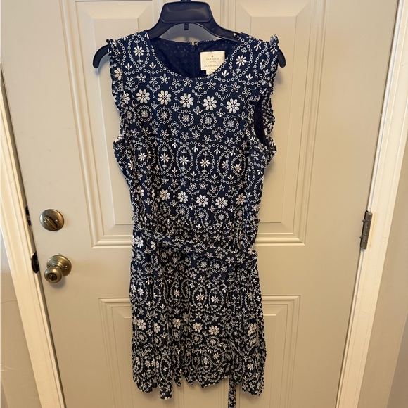 KATE SPADE Elegant Navy Floral Dress - Picture 1 of 4